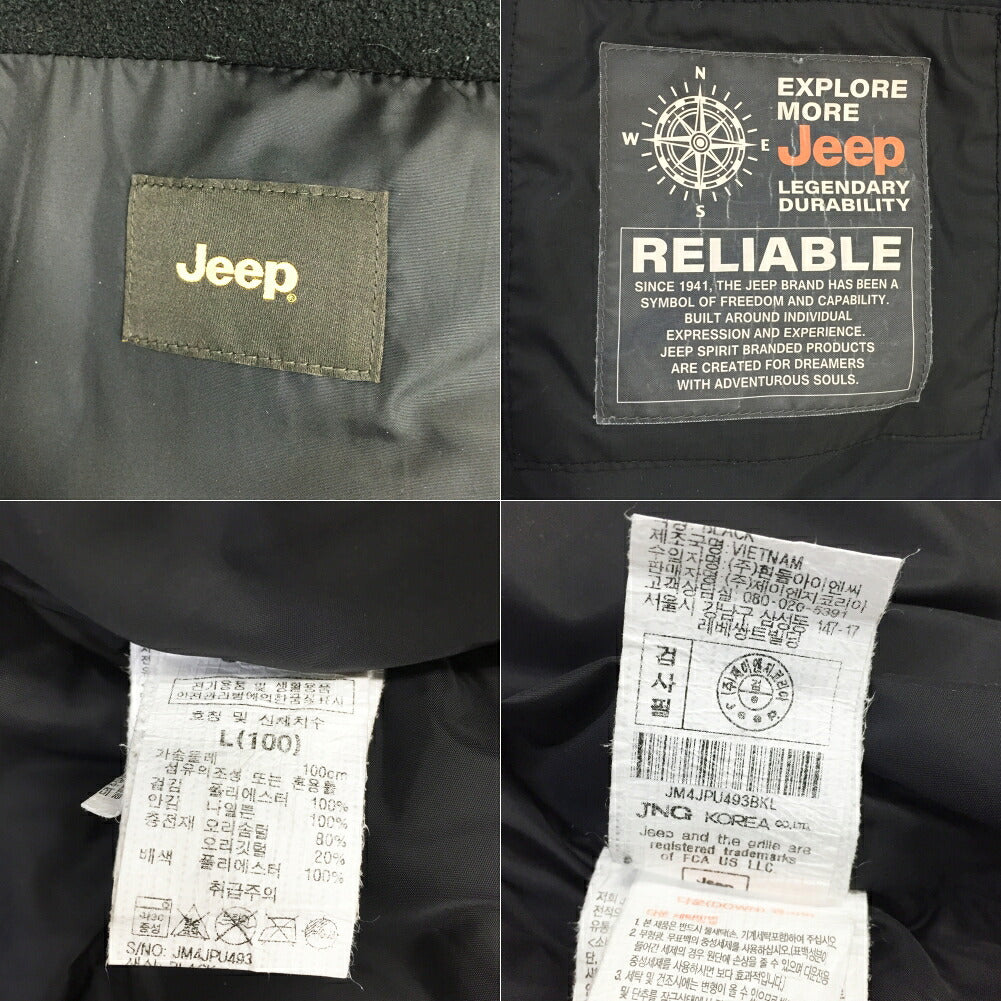 Jeep Down Jacket Black Size L