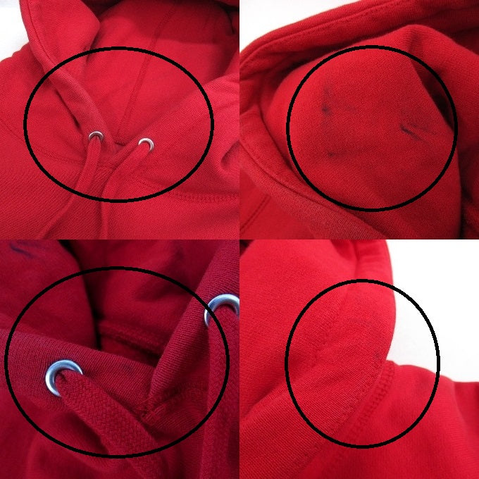 Supreme 19FW Bandana Box Logo Hoodie Red Size S