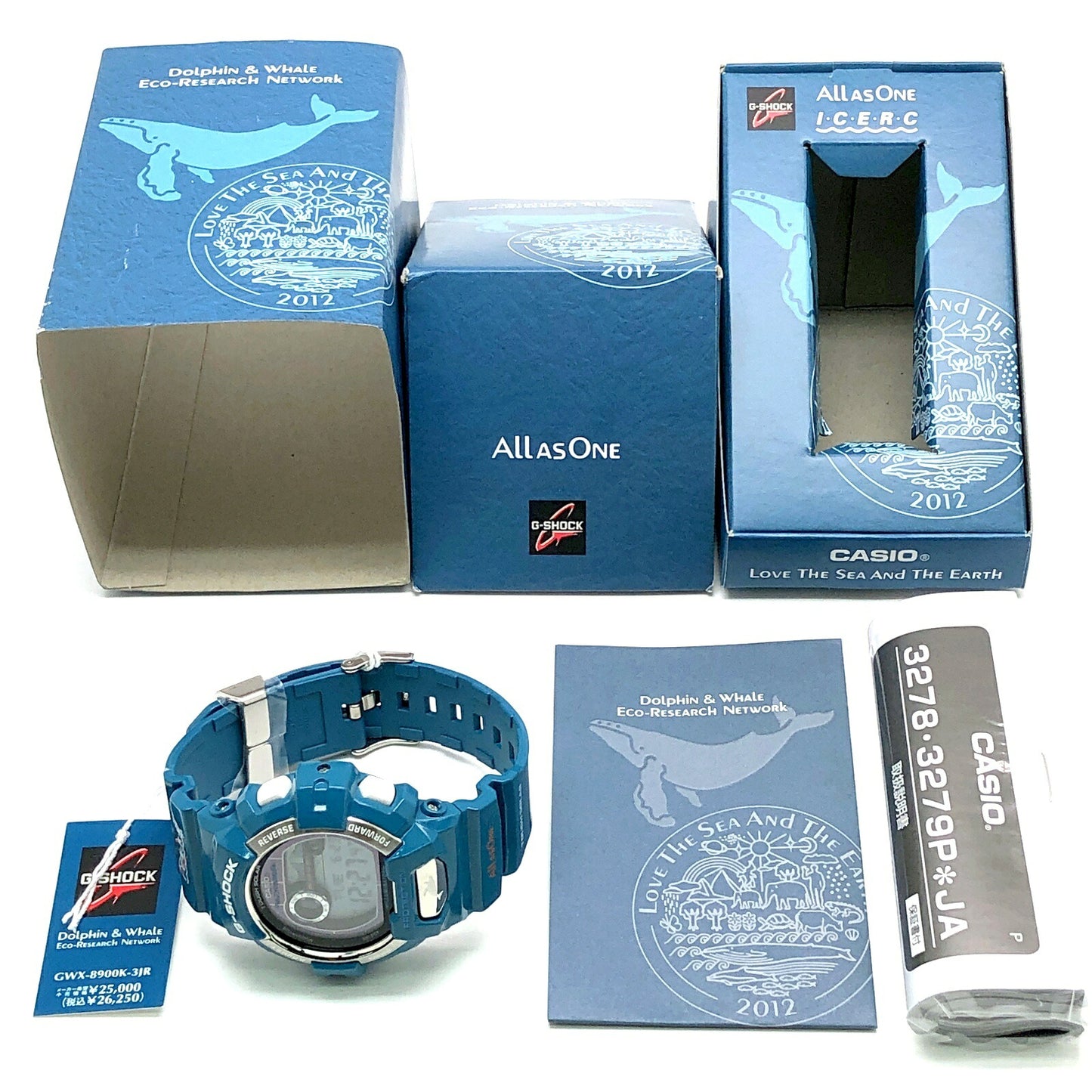 G-SHOCK CASIO GWX-8900K-3 Watch Turquoise Size ONE SIZE