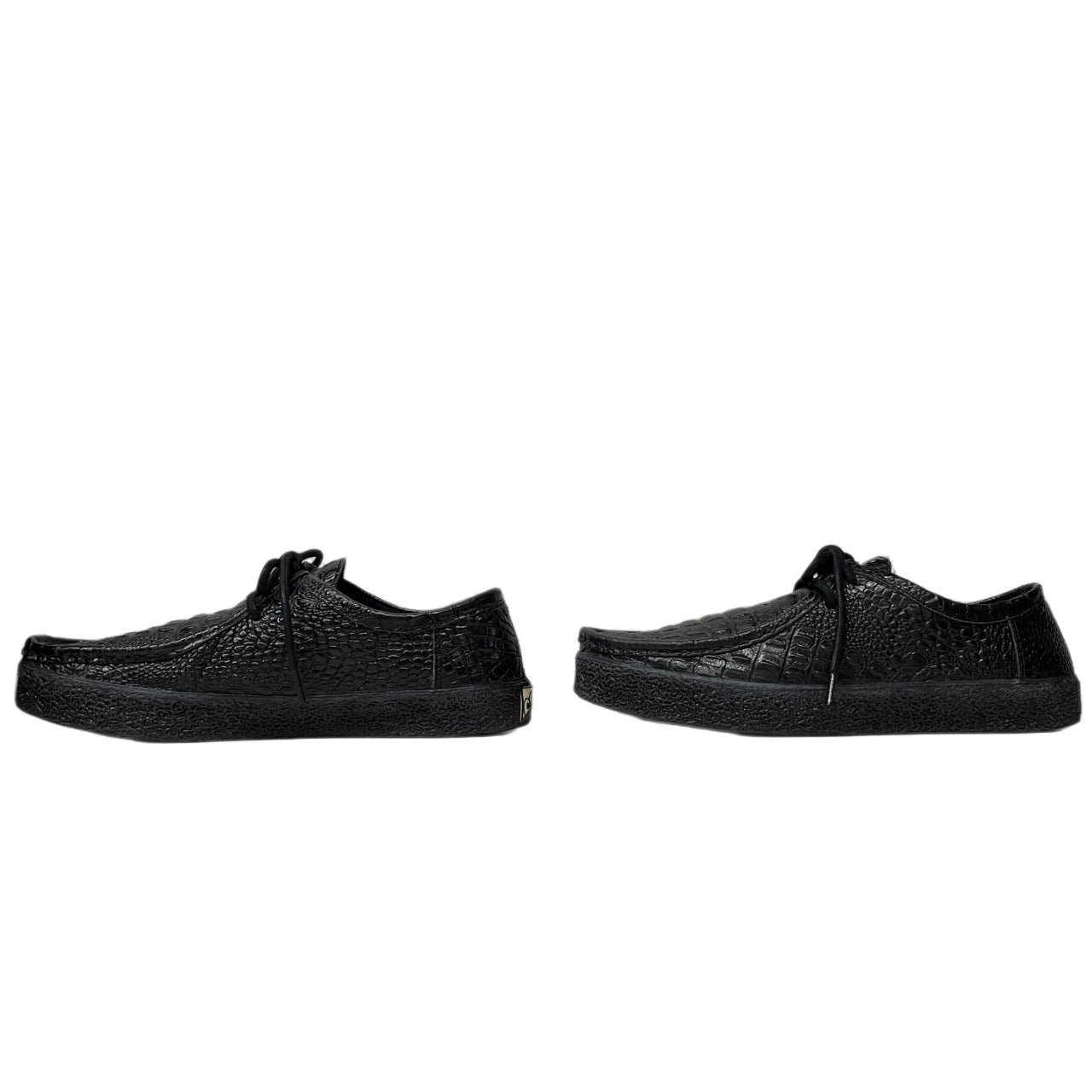 Last Resort AB MOC LO Black Croc Embossed Leather Size 29cm
