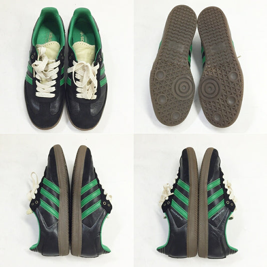 adidas x Wales Bonner Samba Black/Green Sneakers Size 8.5