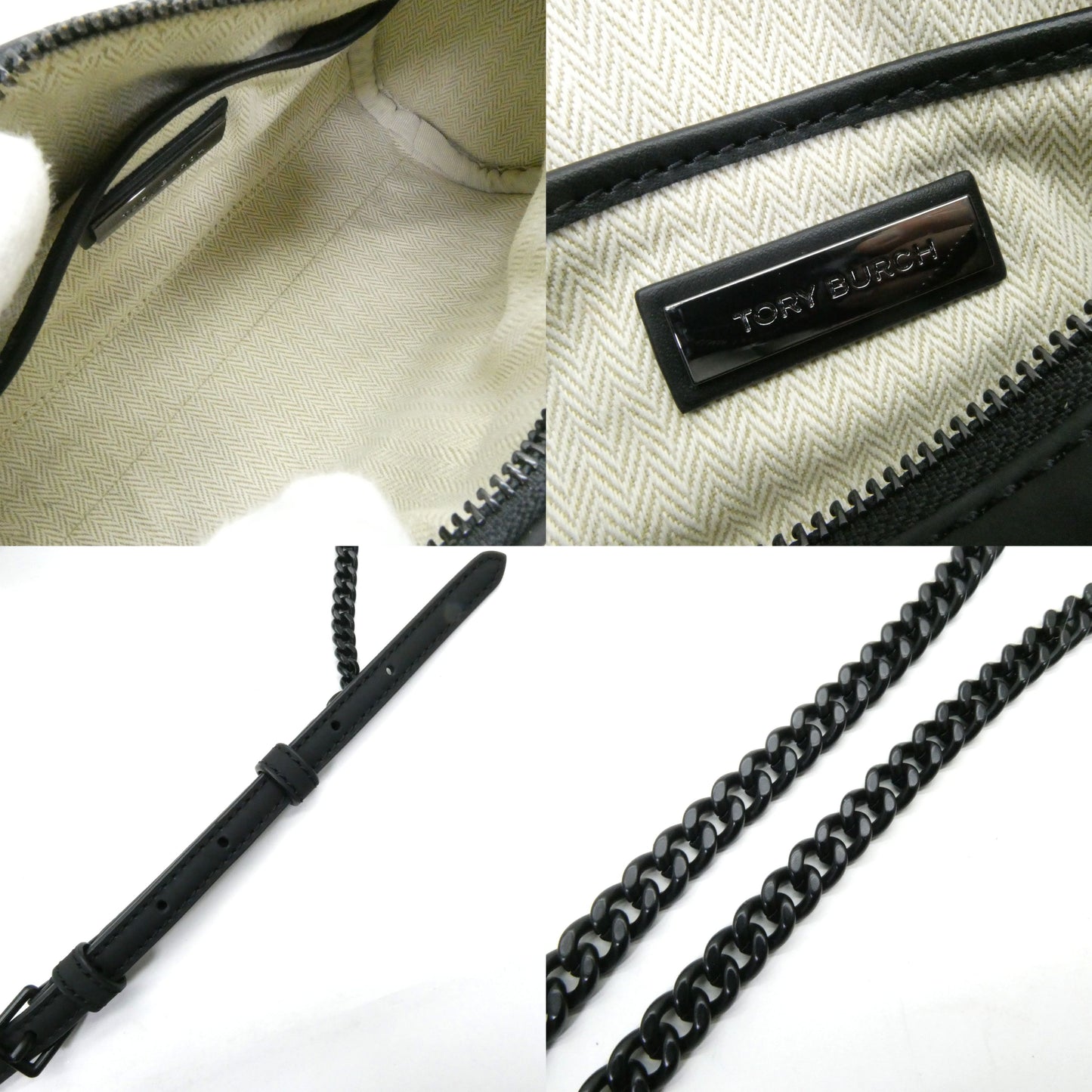 TORY BURCH Willa Matte Barrel Bag Black Size ONE SIZE