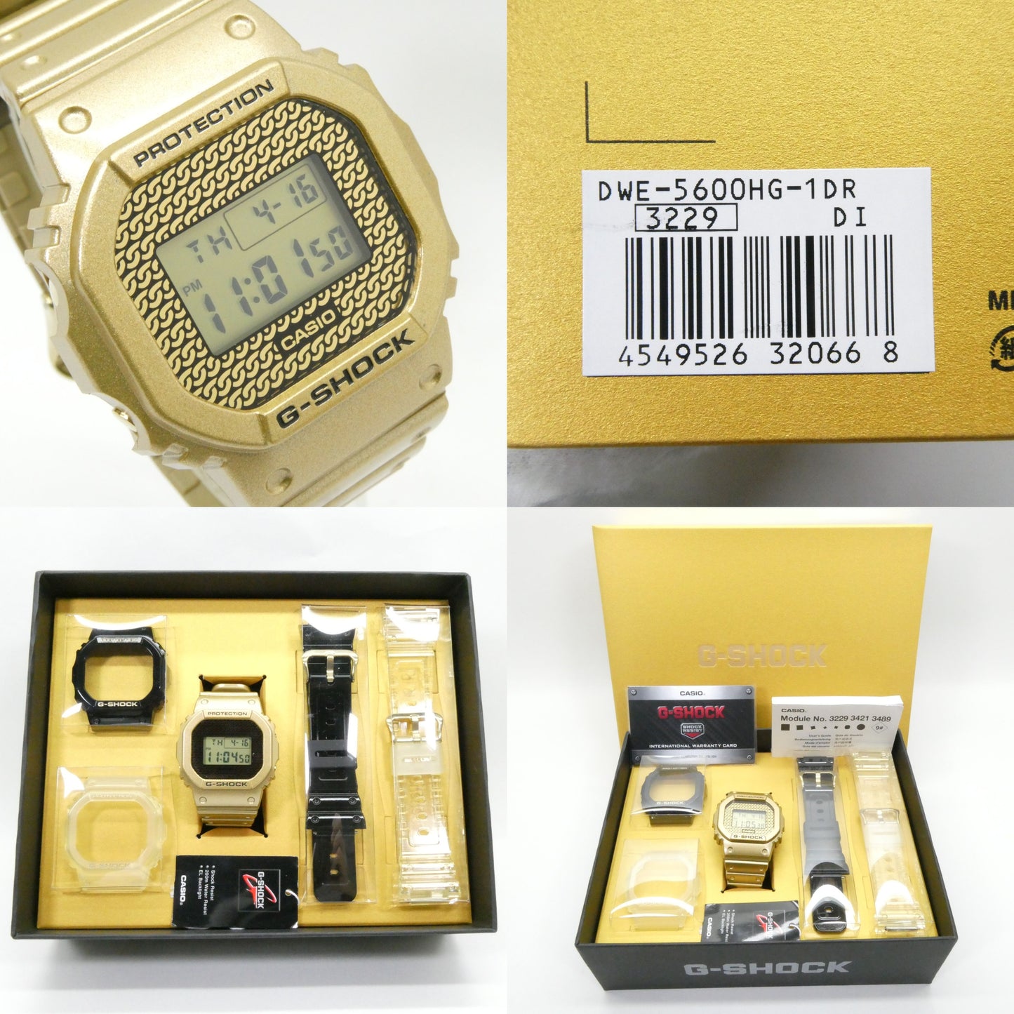 CASIO G-SHOCK DWE-5600HG-1 Hip Hop Style Watch Size ONE SIZE