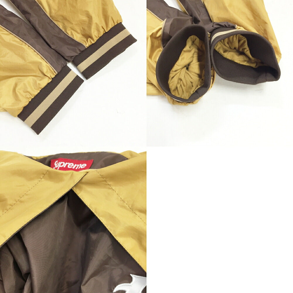 Supreme Hooded Warm Up Pullover Hoodie Brown Size XL