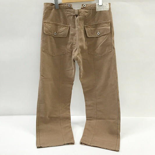 WAREHOUSE Duck Digger Brown Duck Pants Size 34