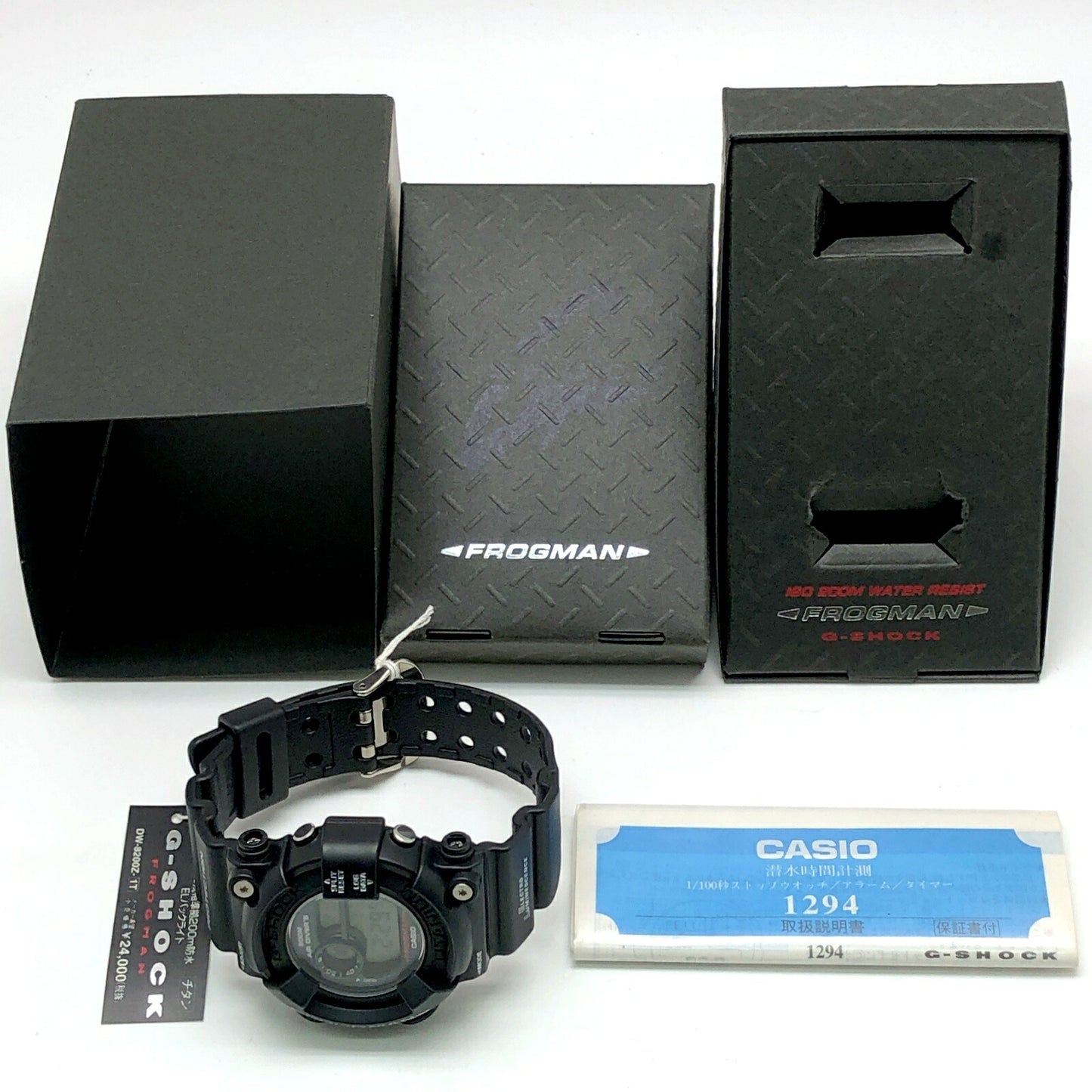 G-SHOCK DW-8200Z-1T Frogman Men Titanium Watch Size ONE SIZE