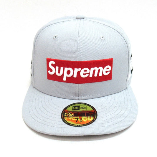 Supreme x New Era 25FW Bones Box Logo Cap Gray Size 7