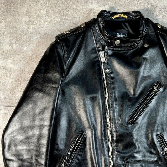 Schott 603US One Star Double Rider Jacket Black Size M