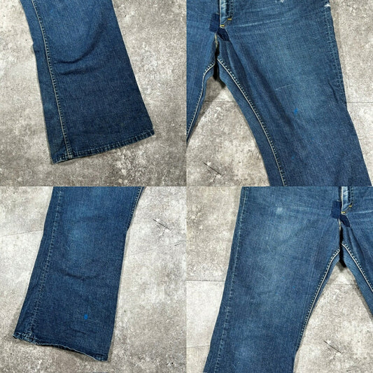 Lee 70s Lee Leens 42TALON Flare Jeans Indigo Blue Size W42