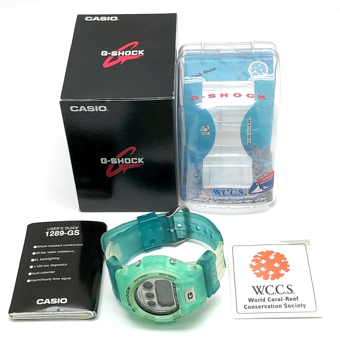 G-SHOCK DW-6900WC-3T WCCS Green Skeleton Watch Size ONE SIZE