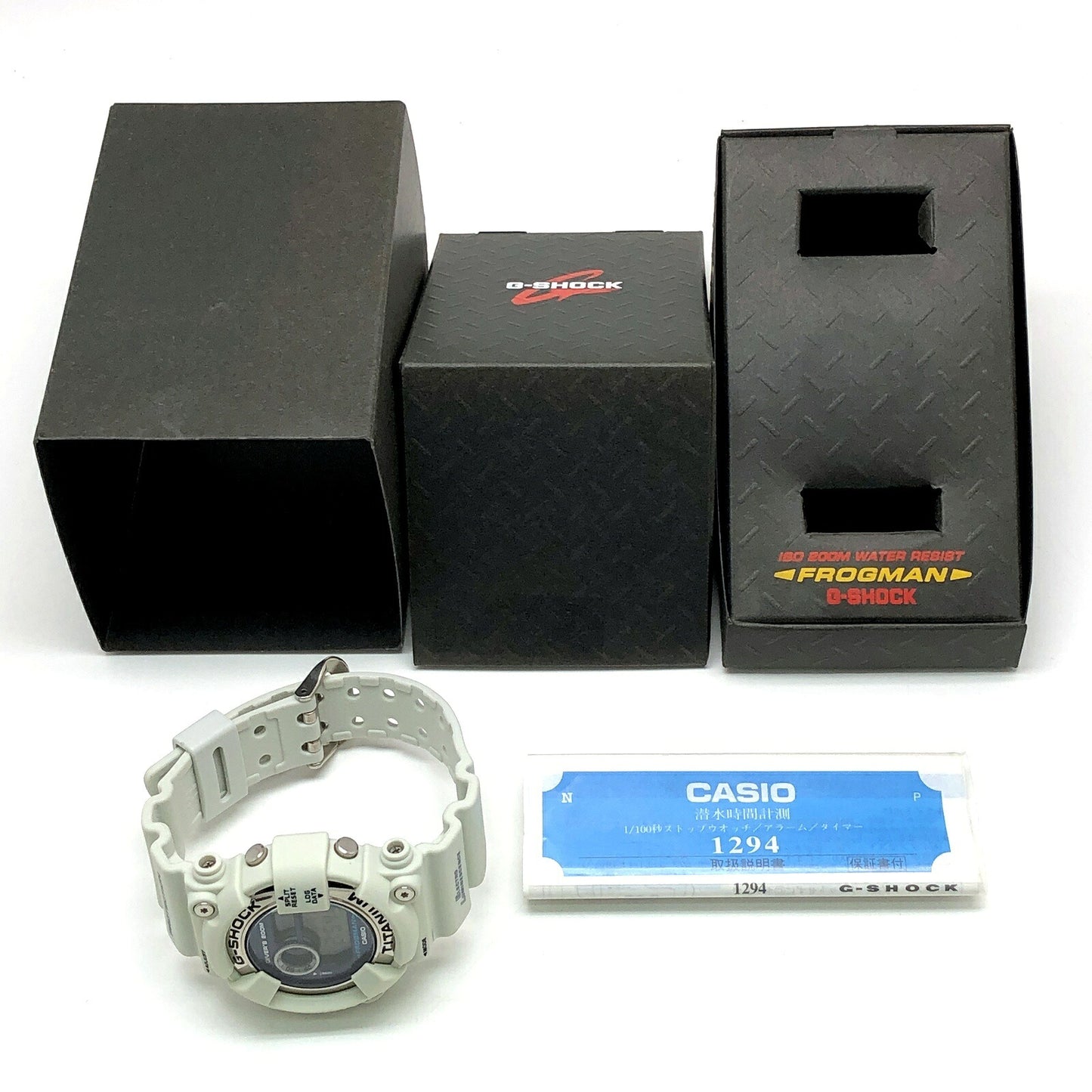 G-SHOCK DW-8200LG-8 FROGMAN Men in Gray Watch Size ONE SIZE