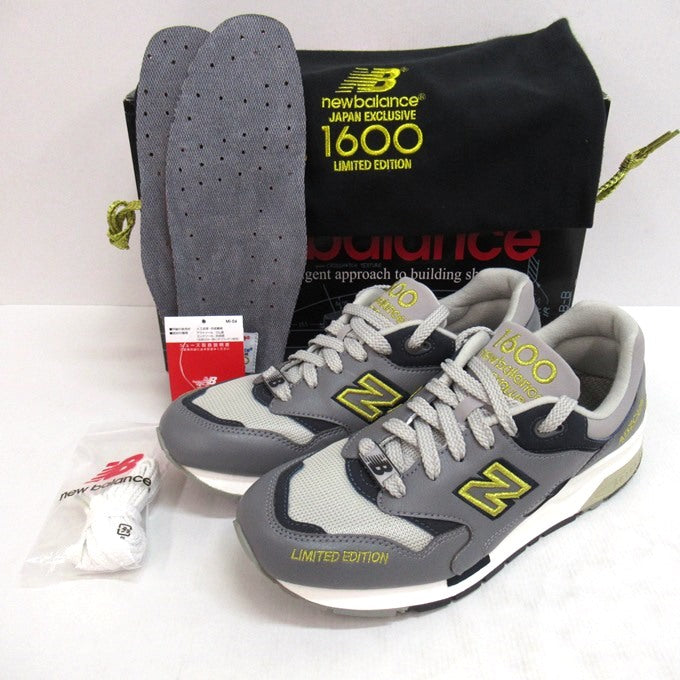 New Balance 1600 "Gray" Gray/Gold Sneakers Size 27.5cm