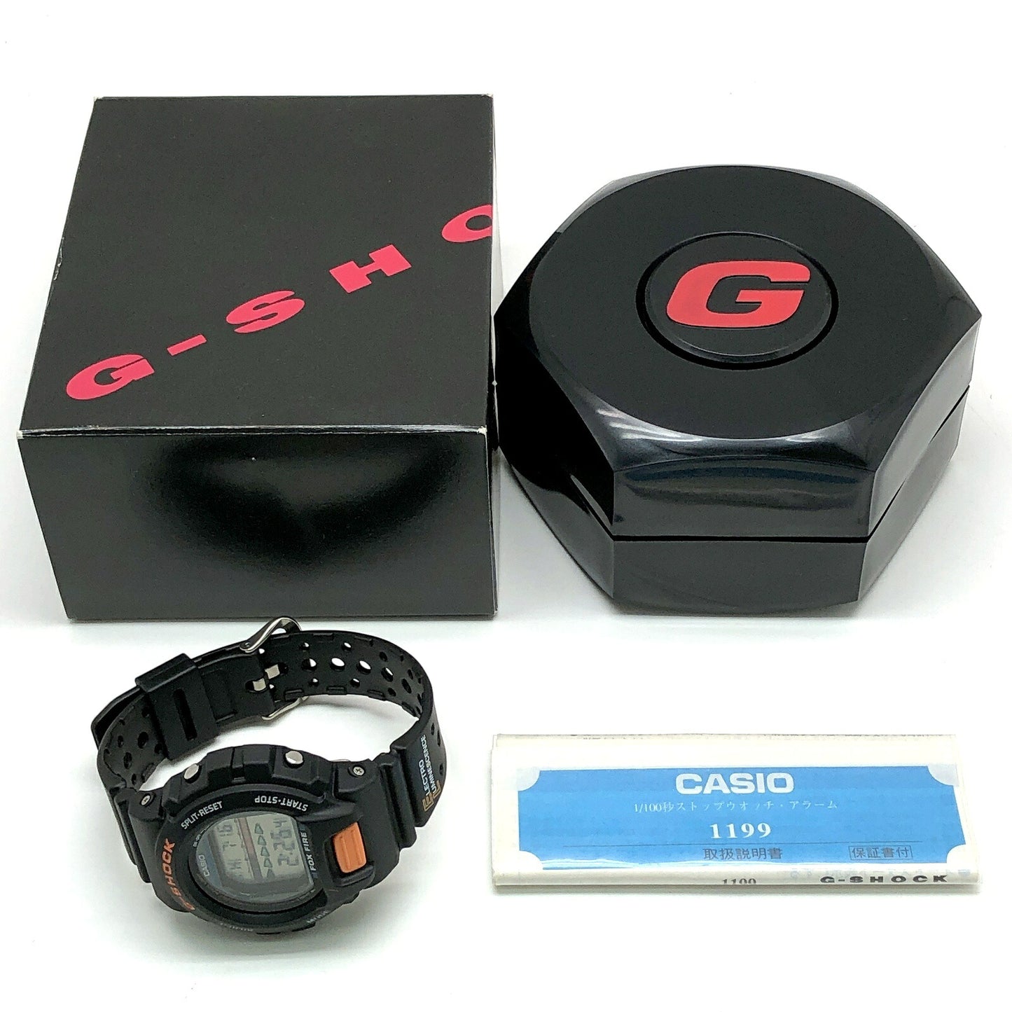 G-SHOCK DW-6600B-1A Fox Fire 90s EL Watch Size ONE SIZE