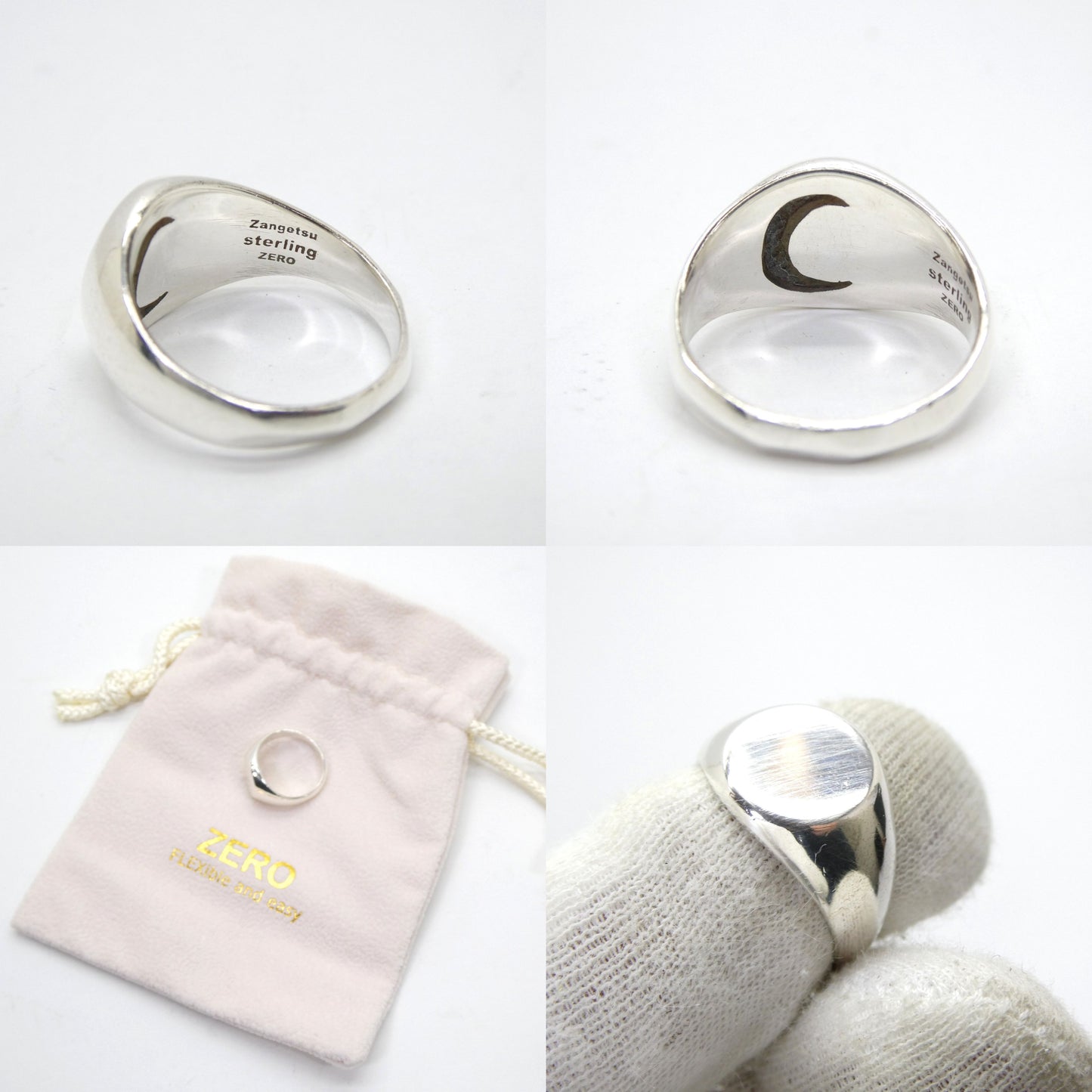 ZERO ZANGETSU Sterling Silver Ring Size ONE SIZE