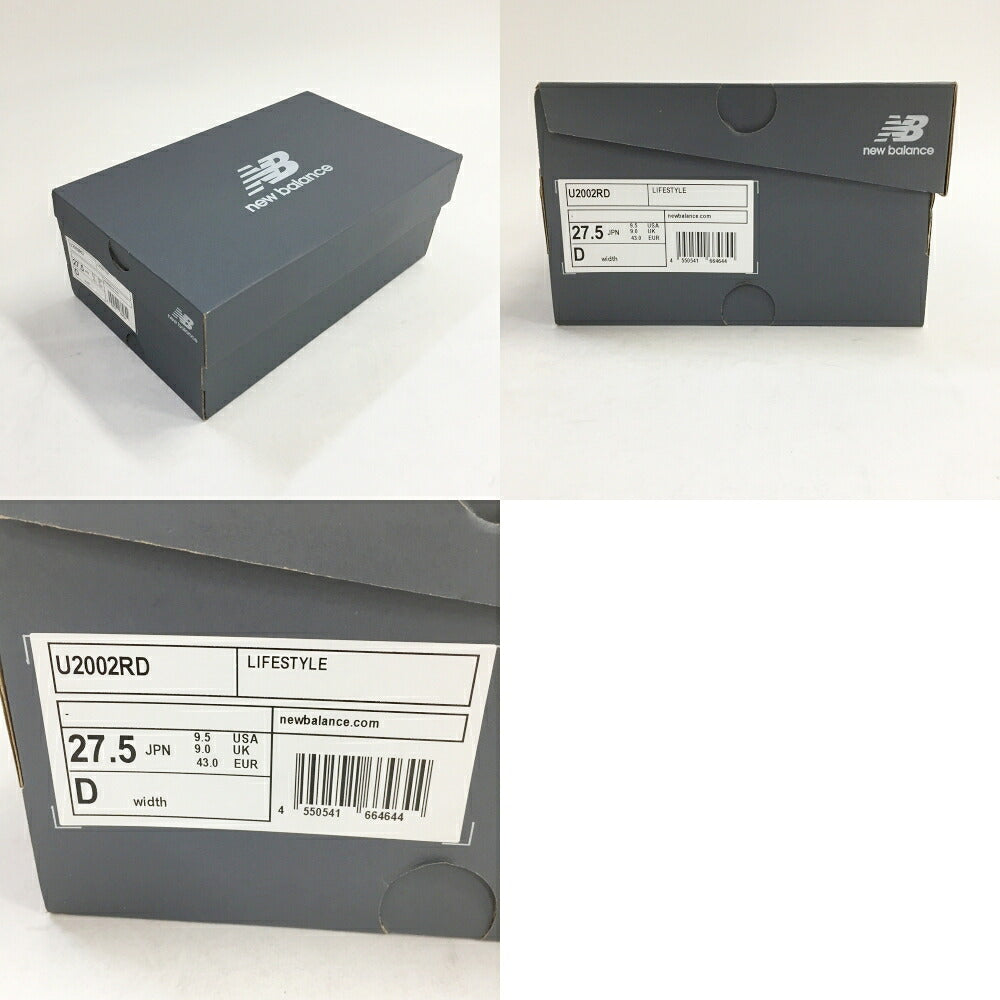 New Balance U2002RD Black Sneakers Size 9.5