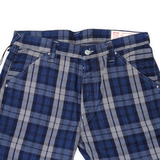 EVISU yamane 7550 Plaid Cotton Shorts Size 34