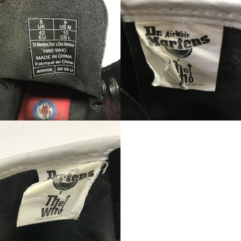 Dr.Martens x THE WHO 8-Eye Boots Black Size EU42