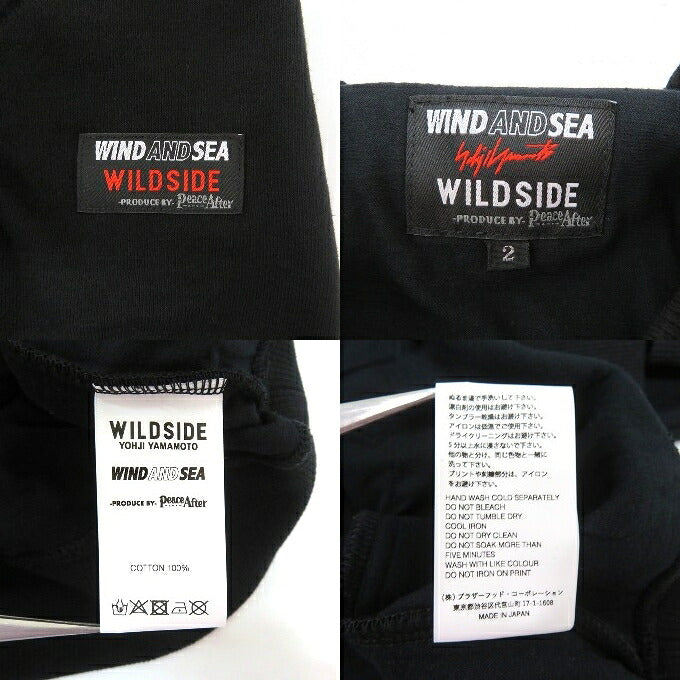 WILDSIDE YOHJI YAMAMOTO x WIND AND Sweatshirt Black Size 2
