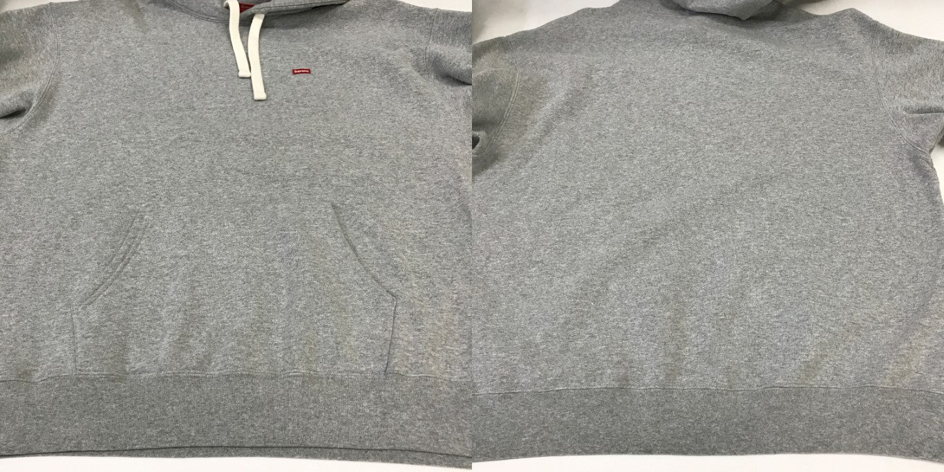 Supreme Small Box Logo Hoodie Gray Size XL