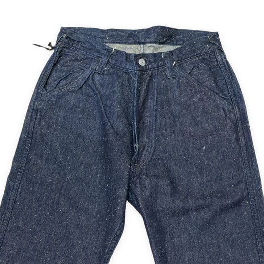 EVISU Lot.5501 Cotton Silk Nep Denim Indigo Blue Size 32