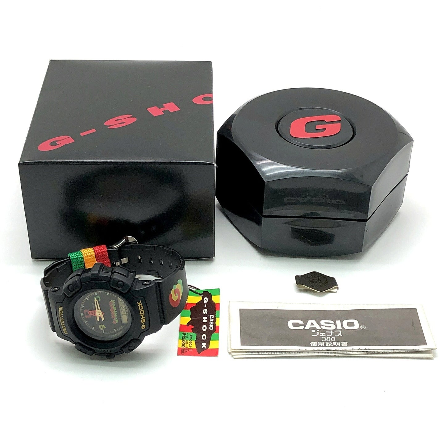 G-SHOCK AW-560J-1 90s Rasta Black Gold Watch Size ONE SIZE