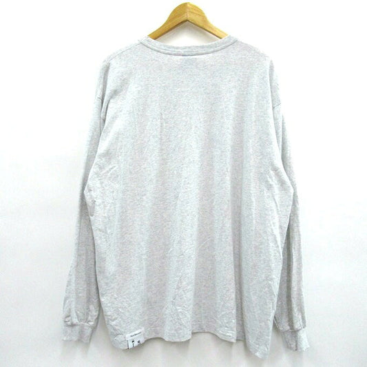 WTAPS x Champion 25AW Academy Long Sleeve T-Shirt Gray Size XL