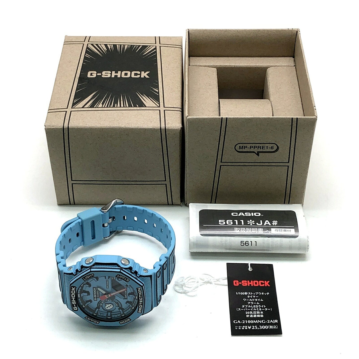 G-SHOCK GA-2100MNG-2A Manga Theme Watch Blue Size ONE SIZE