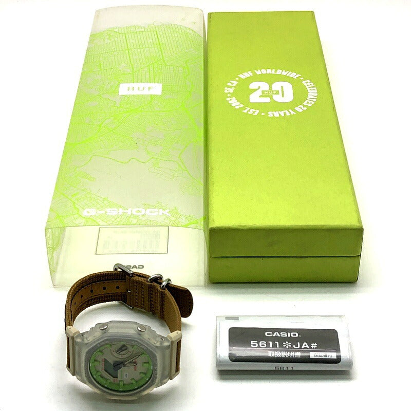 G-SHOCK HUF 20th Anniversary CasiOak Watch Size ONE SIZE