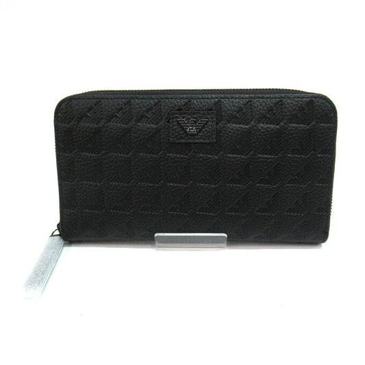 EMPORIO ARMANI Eagle Logo Around Wallet Size ONE SIZE