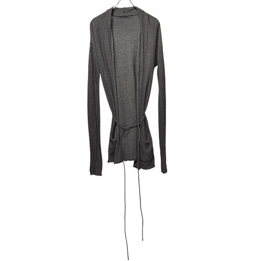 DANIEL ANDRESEN 12AW Gray Virgin Wool Silk Knit Coat Size 44