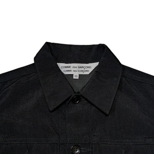 COMME des GARÇONS AD2017 Nylon Trucker Jacket Black Size XS