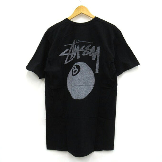 STUSSY 8BALL Graphic T-Shirt Black Size L
