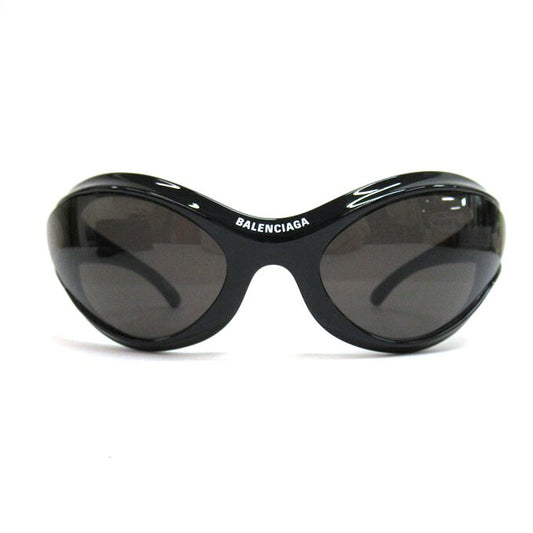 BALENCIAGA Wrap-Around Black Sunglasses Size ONE SIZE