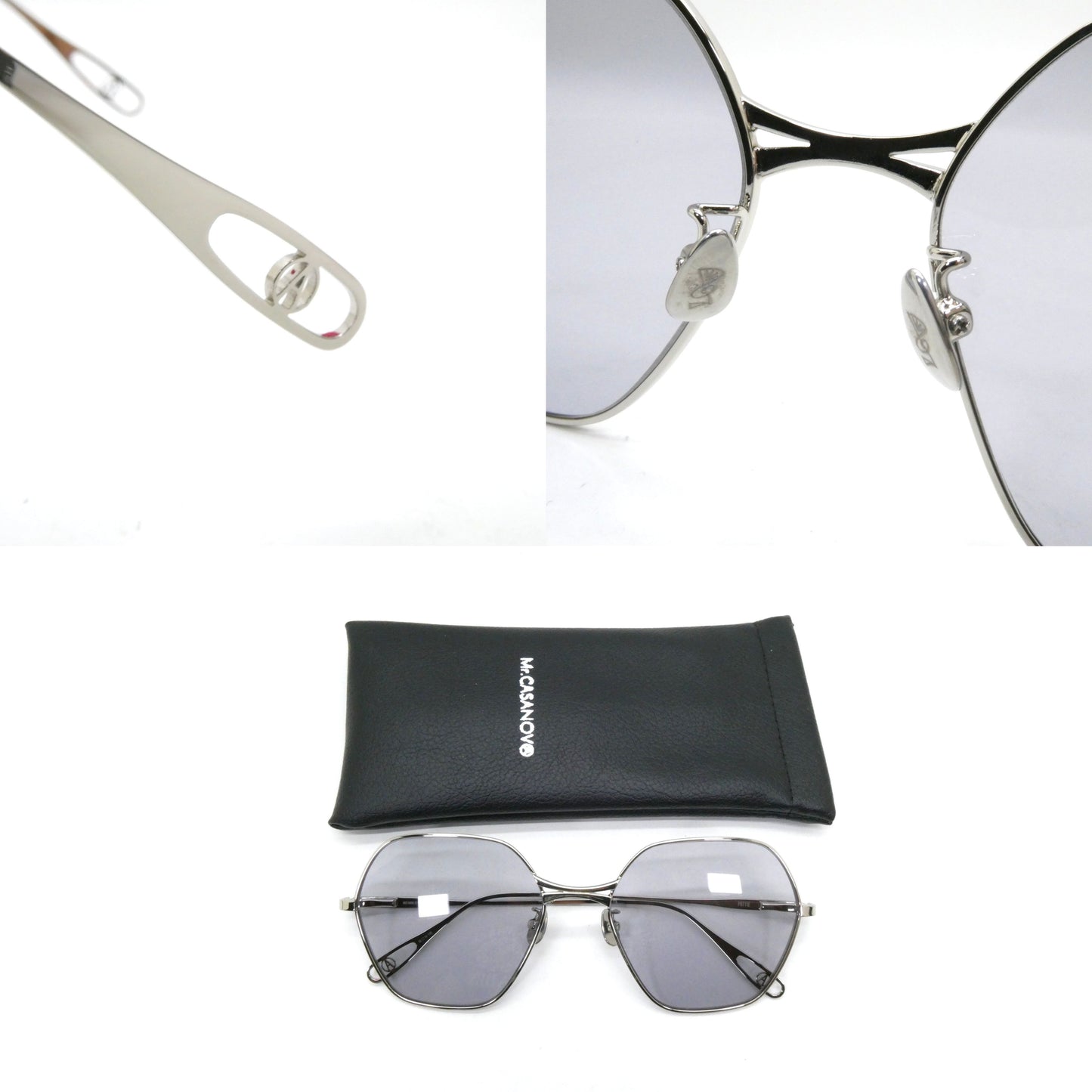 Mr.CASANOVA PATTIE Silver Lens Sunglasses Size ONE SIZE