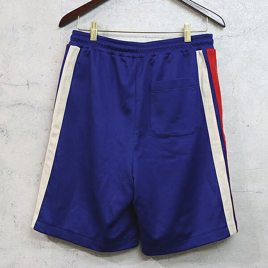 GUCCI Tiger Jersey Shorts Blue Size S
