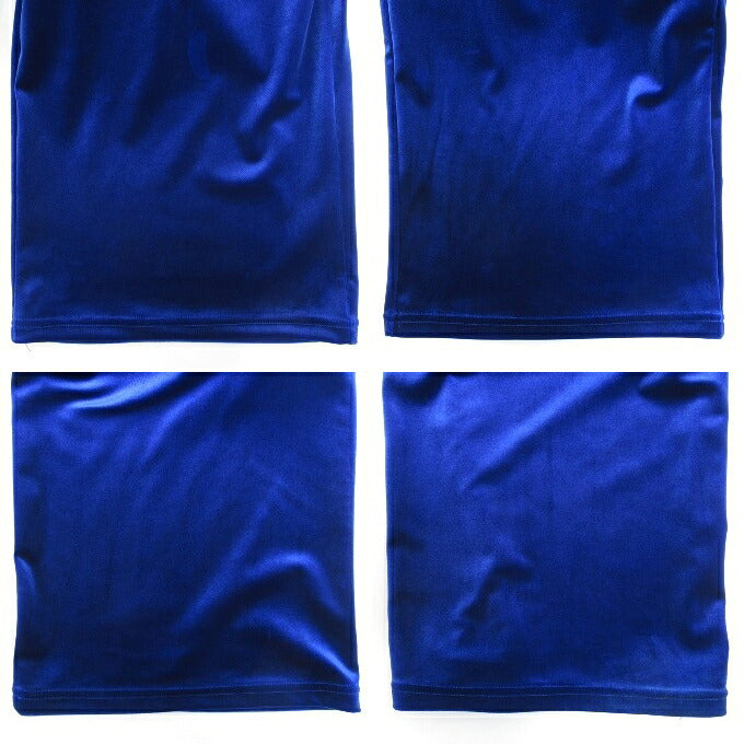 BREATH 25AW Script Logo Piping Velour Pants Blue Size L