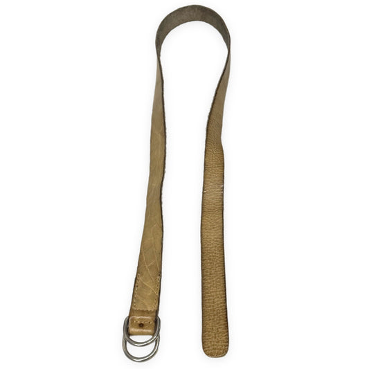 GUIDI Brown Bison Leather Belt