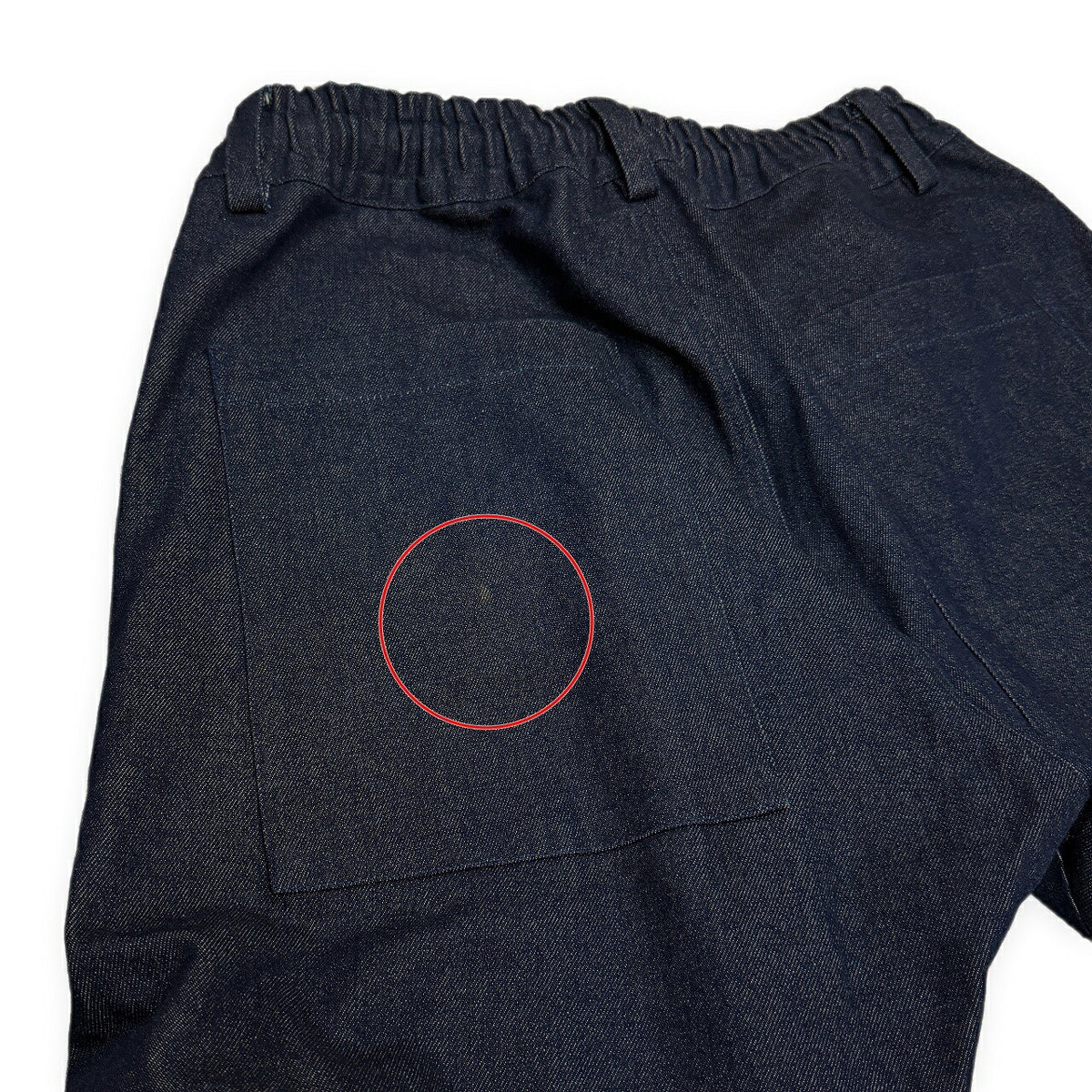 A.F ARTEFACT Denim Tuck Volume Baggy Pants Blue Size 3