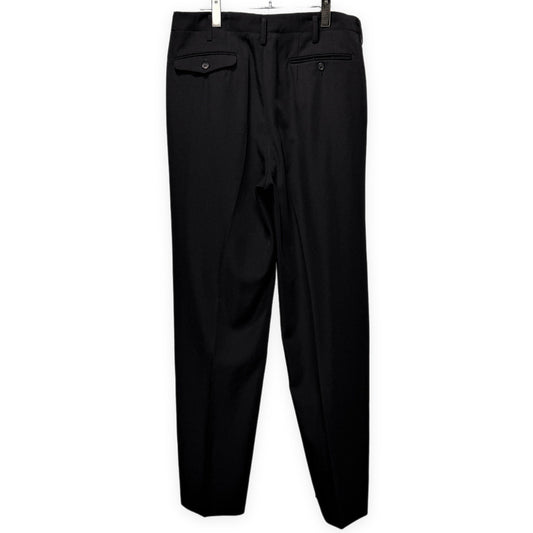 Y's for men 90s Wool Gabardine 2-Tuck Pants Black Size M