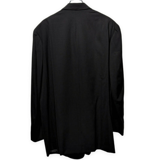 Y's for men 90s Wool Gabardine 3-Button Blazer Black Size M