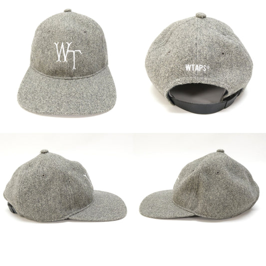 WTAPS 24AW Gray Embroidered Poly Twill Cap Size ONE SIZE