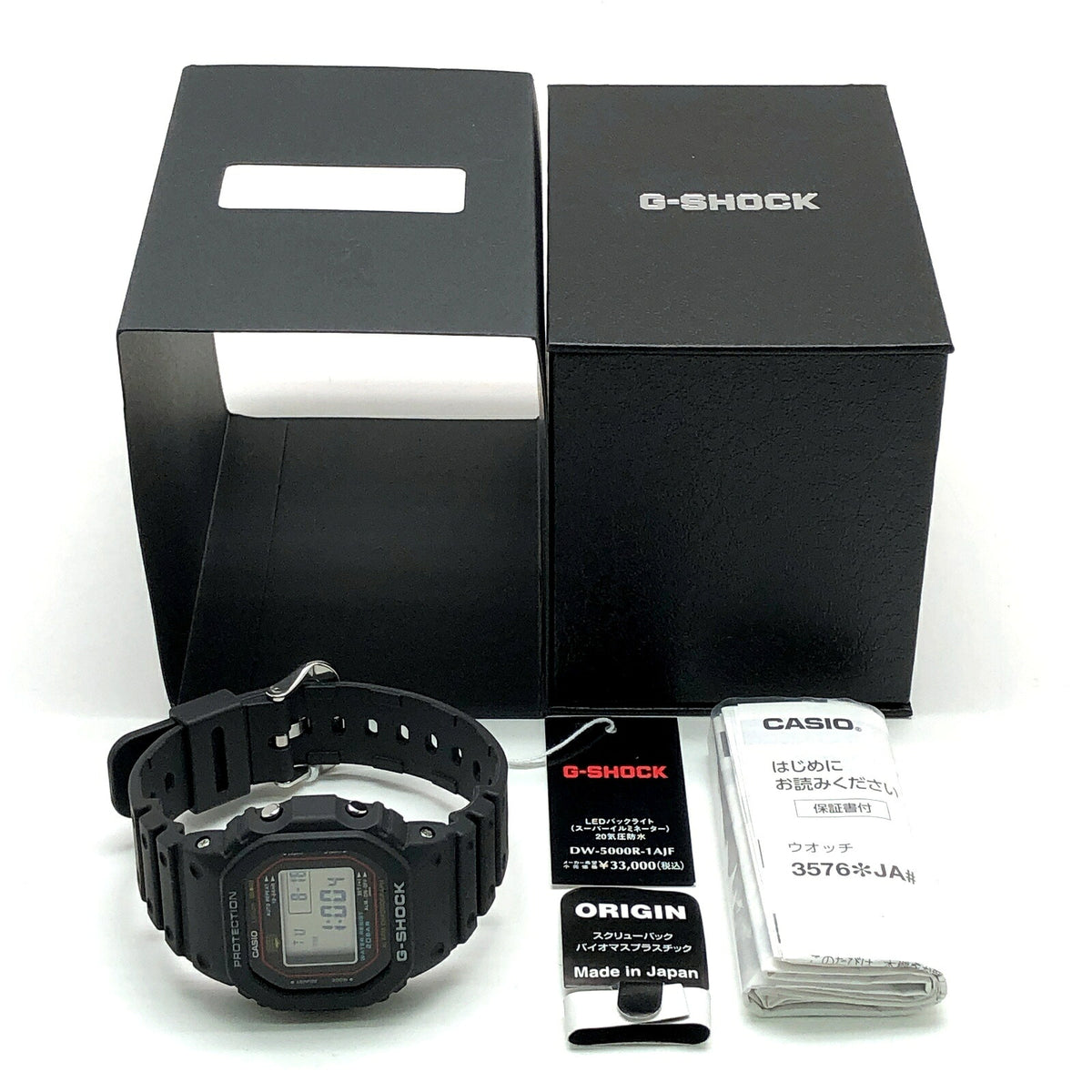 Casio G-SHOCK DW-5000R-1A Reissue Plastic Size ONE SIZE