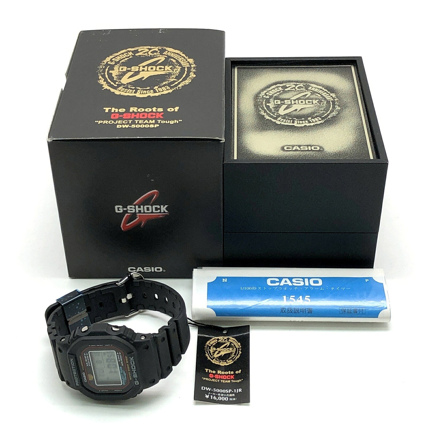 Casio G-SHOCK DW-5000SP-1 20th ANNIVERSARY Size ONE SIZE