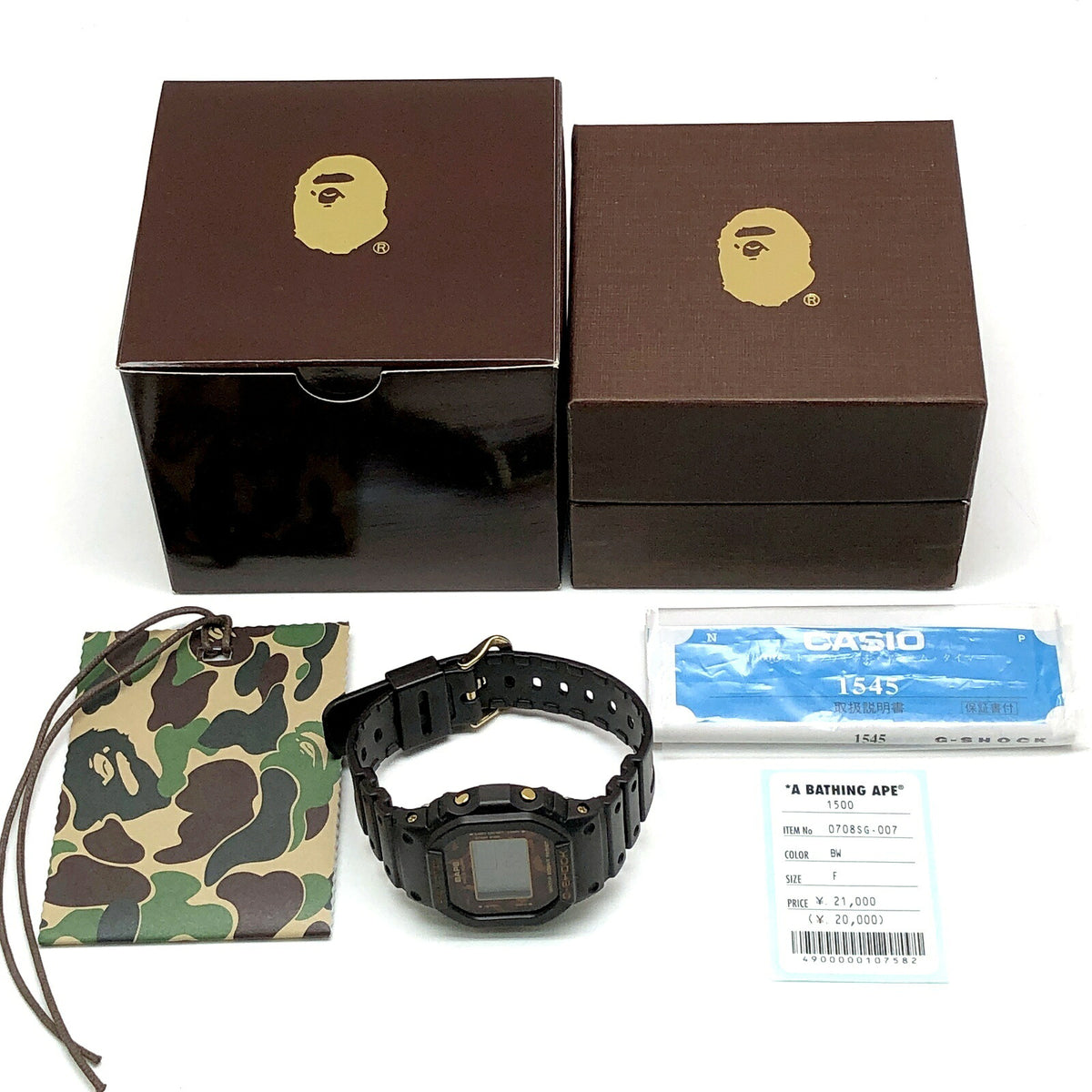 Casio G-SHOCK A BATHING APE BAPE DW-5600 Watch Size ONE SIZE