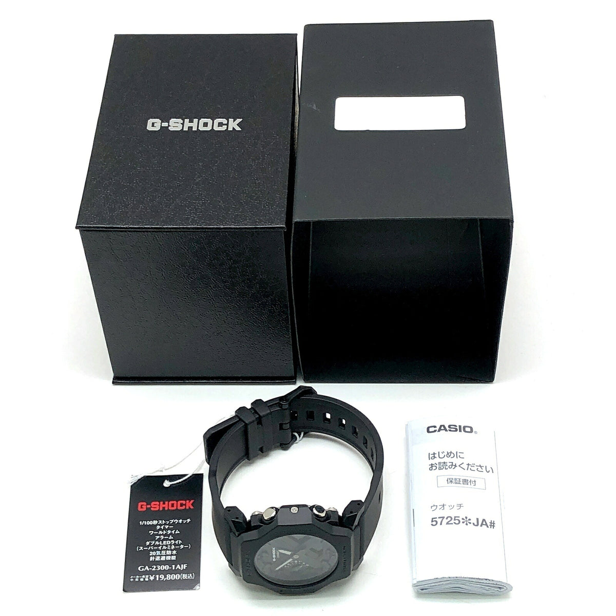 Casio G-SHOCK GA-2300-1A Minimal Watch Black Size ONE SIZE