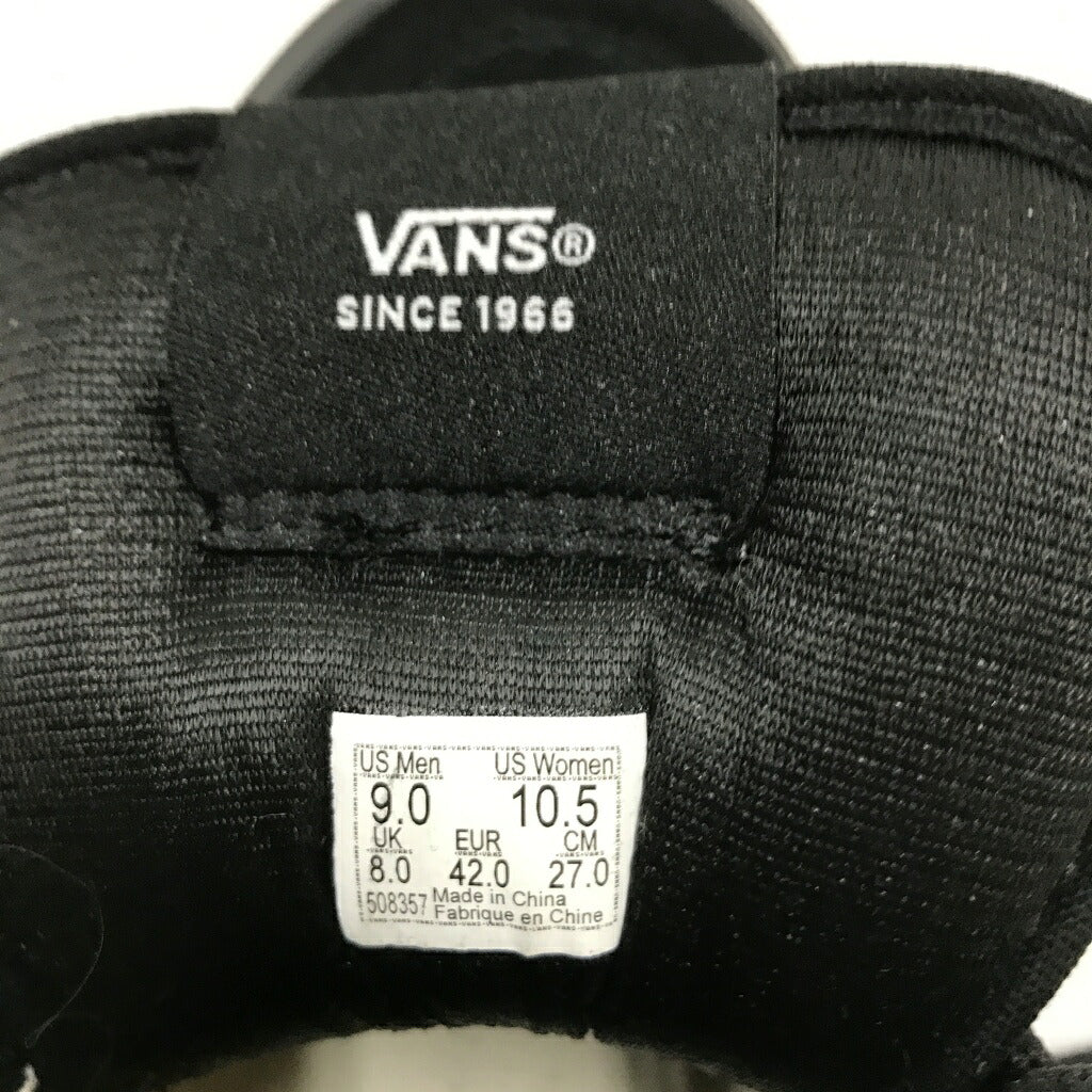 VANS SKATE HALF CAB Black Sneakers Size 27