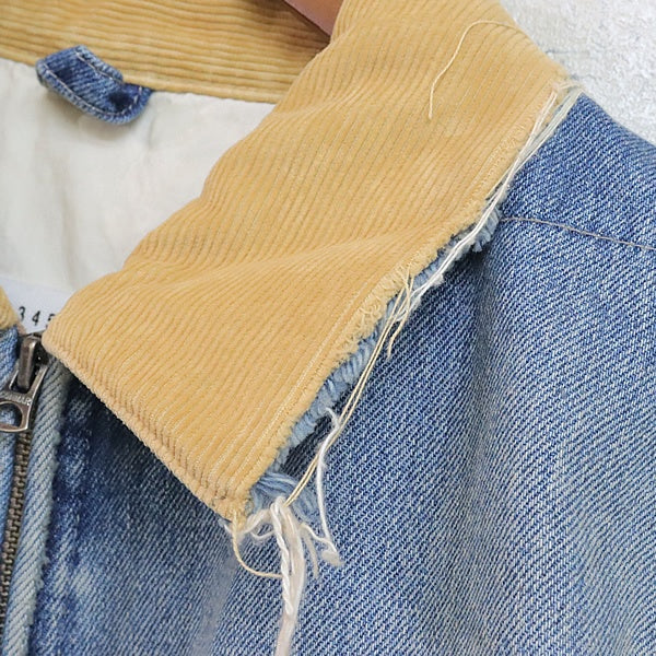 Maison Margiela Vintage Wash Denim Jacket Blue Size 46