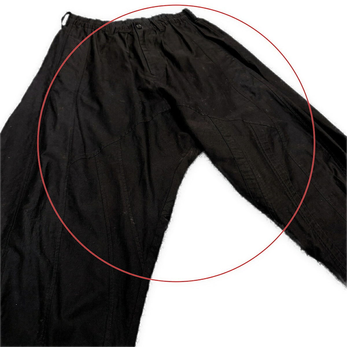 Yohji Yamamoto Pour Homme Cotton Twill Pants Black Size 2