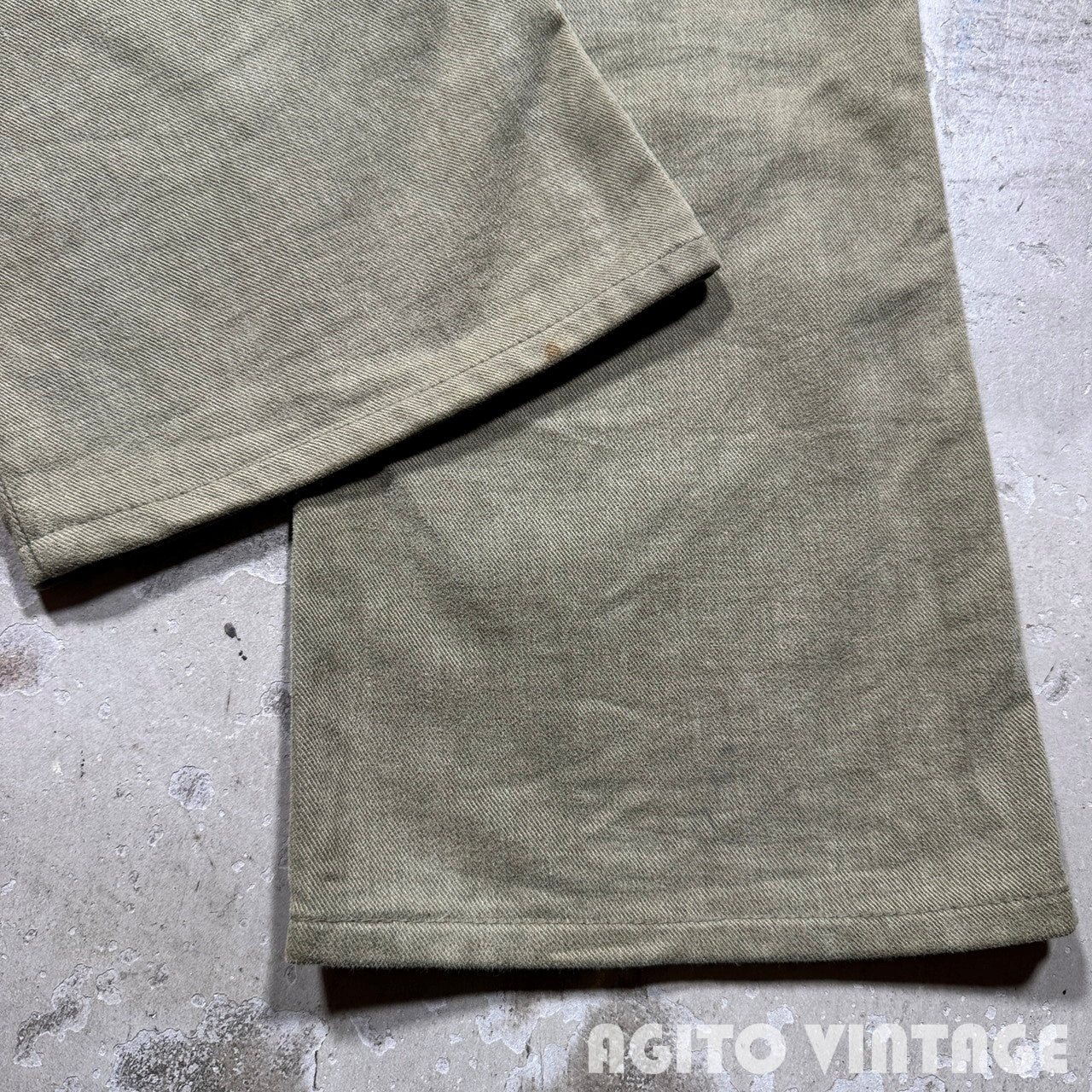 Big E 70s Levi's Cotton Twill Bush Boots Olive Size W36