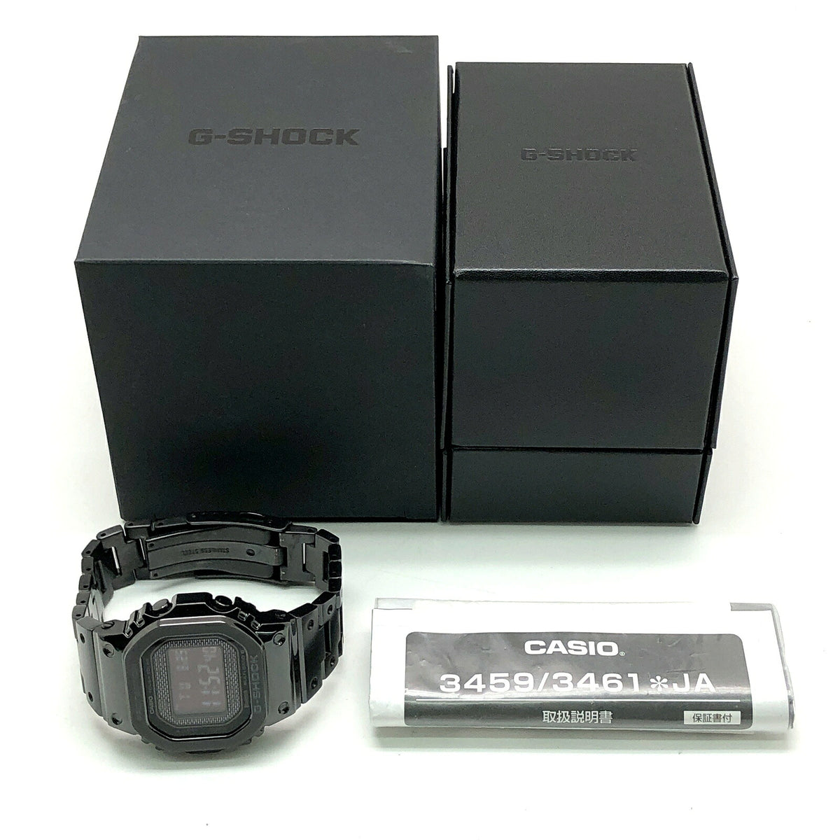 Casio G-SHOCK GMW-B5000GD-1 Full Metal Black IP Radio Watch